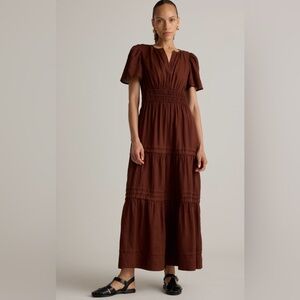 Quince Brown Maxi Dress